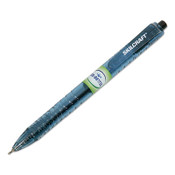 AbilityOne® 7520016827165 SKILCRAFT Recycled Water Bottle Ballpoint Pen, Retractable, Fine 0.5 mm, Black Ink, Clear Barrel, Dozen Item: NSN6827165