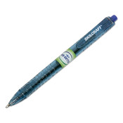 AbilityOne® 7520016827167 SKILCRAFT Recycled Water Bottle Ballpoint Pen, Retractable, Medium 0.7 mm, Blue Ink, Clear Barrel, Dozen Item: NSN6827167