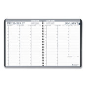 AbilityOne® 7510016828104 SKILCRAFT Professional Weekly Planner, 11 x 8.5, Black Cover, 12-Month (Jan to Dec): 2024 Item: NSN6828104