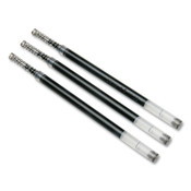 AbilityOne® 7510016850103 SKILCRAFT VISTA Gel Ink Pen Refill, Bold Conical Tip, Black Ink, 3/Pack Item: NSN6850103