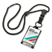 AbilityOne® 8455016926543, SKILCRAFT RFID Dual Card Holder, Vertical, 2.13 x 2.38, Black, Dozen Item: NSN6926543