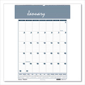 AbilityOne® 7510016935076 SKILCRAFT 12-Month Wall Calendar, 8.5 x 11, White/Blue/Gray Sheets, 12-Month (Jan to Dec): 2024 Item: NSN6935076