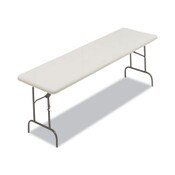 AbilityOne® 7105016976847, SKILCRAFT Blow Molded Folding Tables, Rectangular, 96w x 30d x 29h, Gray Item: NSN6976847
