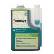 AbilityOne® 7930017149187, SKILCRAFT ECO Bathroom Cleaner and Scale Remover Concentrate, 2 L Bottle, 4/Pack Item: NSN7149187