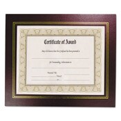 NuDell™ Leatherette Document Frame, 8.5 x 11, Burgundy, Pack of Two Item: NUD21200