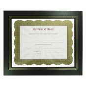 NuDell™ Leatherette Document Frame, 8.5 x 11, Black, Pack of Two Item: NUD21202
