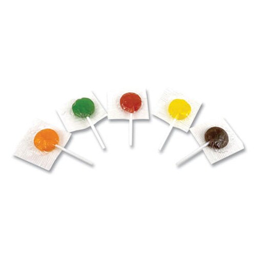Office Snax® Lick Stix Suckers, Randomly Assorted Flavors, 1.85 lb/Bag Item: OFX00653