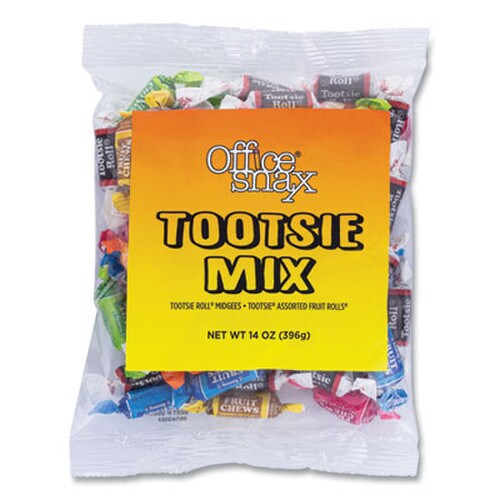 Office Snax® Tootsie Roll Assortment, 14 oz Bag Item: OFX00658