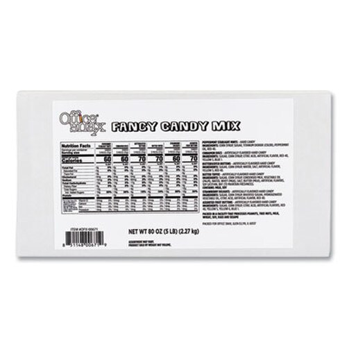 Office Snax® Candy Assortments, Fancy Candy Mix, 5 lb Carton Item: OFX00671