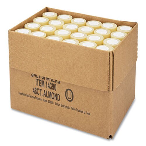 Office Snax® Iodized Salt Shakers, 4 oz, 48/Carton Item: OFX14390