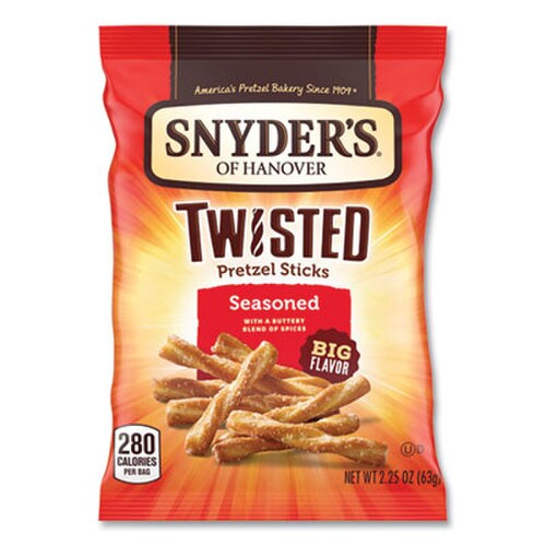 Snyder's® Pretzels, Seasoned, 2.25 oz Bag, 36/Carton Item: OFX14750