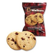 Walkers Shortbread Cookies, Chocolate Chip, 1.4 oz Pack, 2/Pack, 20 Packs/Box Item: OFX1537D