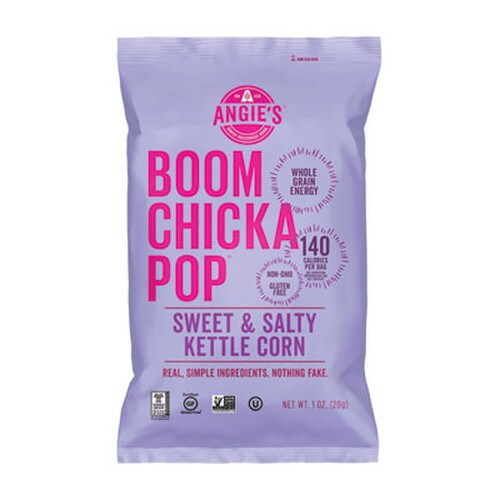 ANGIES® BOOMCHICKAPOP® Popcorn, Sweet and Salty, 1 oz Bag, 24/Carton Item: OFXSN01213