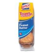 Lance® Toasty Crackers, Peanut Butter, 1.25 oz Packet, 24/Box Item: OFXSN40654