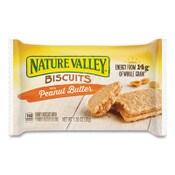 Nature Valley® Biscuits, Peanut Butter, 1.35 oz Packet, 16/Box Item: OFXSN47878