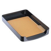 Officemate 2200 Series Front-Loading Desk Tray, 1 Section, Legal Size Files, 10.25" x 15.38" x 2", Black Item: OIC22242