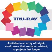 Pacon® Tru-Ray Construction Paper, 76 lb Text Weight, 12 x 18, Black, 50/Pack, 25 Packs/Carton Item: PAC103061CT