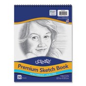 Pacon® Art1st Artist's Sketch Pad, Unruled, 30 White 9 x 12 Sheets Item: PAC103207