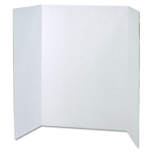 Pacon® Spotlight Corrugated Presentation Display Boards, 48 x 36, White, 4/Carton Item PAC37634
