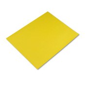 Pacon® Four-Ply Railroad Board, 22 x 28, Lemon Yellow, 25/Carton Item: PAC54721