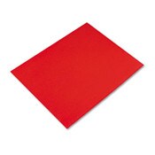 Pacon® Four-Ply Railroad Board, 22 x 28, Red, 25/Carton Item: PAC54751