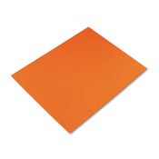 Pacon® Four-Ply Railroad Board, 22 x 28, Orange, 25/Carton Item: PAC54781