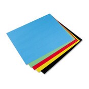 Pacon® Four-Ply Railroad Board, 22 x 28, Assorted, 25/Carton Item: PAC54871