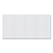 Pacon® Fadeless Paper Roll, 50 lb Bond Weight, 48 x 50 ft, White Subway Tile Item: PAC57505