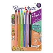 Paper Mate® Flair Scented Felt Tip Porous Point Pen, Stick, Medium 0.7 mm, Assorted Ink and Barrel Colors, 12/Pack Item: PAP2125359