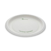 Pactiv Evergreen EarthChoice Pressware Compostable Dinnerware, Plate, 10" dia, White, 300/Carton Item: PCTPSP10EC