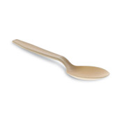 Pactiv Evergreen EarthChoice PSM Cutlery, Heavyweight, Spoon, 5.88", Tan, 1,000/Carton Item: PCTYPSMSTEC