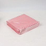Paterson Grease-Resistant Food Wrap, 12" x 12", Red Check, 5,000/Carton Item: PDHWG01008