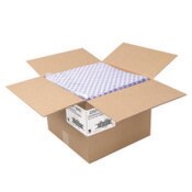 Paterson Grease-Resistant Food Wrap, 12" x 12", Blue Check, 5,000/Carton Item: PDHWG01014