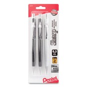 Pentel® Sharp Mechanical Pencil, 0.5 mm, HB (#2), Black Lead, Assorted Barrel Colors, 3/Pack Item: PENP205MBP3M