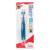 Pentel® Sharp Mechanical Pencil, 0.7 mm, HB (#2), Black Lead, Blue Barrel, 2/Pack Item: PENP207BP2K6