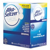 Alka-Seltzer® Antacid and Pain Relief Medicine, Two-Pack, 50 Packs/Box Item: PFYBXAS50