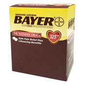 Bayer® Aspirin Tablets, Two-Pack, 50 Packs/Box Item: PFYBXBG50