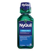 Vicks® NyQuil Cold and Flu Nighttime Liquid, 12 oz Bottle, 12/Carton Item: PGC01426