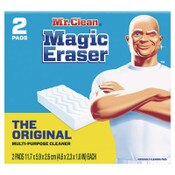 Mr. Clean® Magic Eraser, 4.6 x 2.3, 1" Thick, White, 2/Pack, 12 Packs/Carton Item: PGC43515