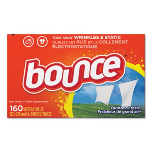Bounce® Fabric Softener Sheets, Outdoor Fresh, 160 Sheets/Box Item: PGC80168BX