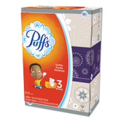 Puffs® White Facial Tissue, 2-Ply, White, 180 Sheets/Box, 3 Boxes/Pack, 8 Packs/Carton Item: PGC87615