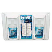 Pac-Kit® Twin Bottle Eye Flush Station,16 oz Bottles, 2 Bottles/Station Item: PKT24102