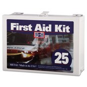 Pac-Kit® #25 Steel First Aid Kit for Up to 25 People, 159 Pieces, Steel Item: PKT6086