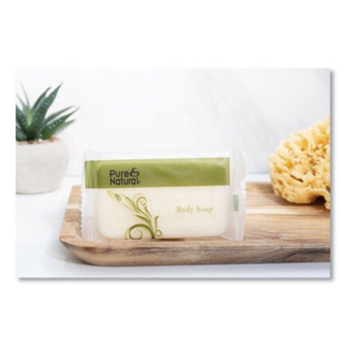 Pure & Natural™ Body and Facial Soap, Fresh Scent, # 1 1/2, 500/Carton Item: PNN500150