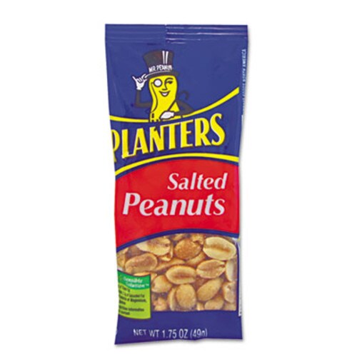 Planters® Salted Peanuts, 1.75 oz, 12/Box Item: PTN07708