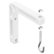 Quartet® Wall Mount for Projection Screen, 6.75w x 1.25d x 7.5h, 2/Set, White Item: QRTAW6Q