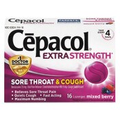 Cepacol® Sore Throat and Cough Lozenges, Mixed Berry, 16 Lozenges Item: RAC74016