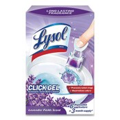 LYSOL® Brand Click Gel Automatic Toilet Bowl Cleaner, Lavender Fields, 6/Box, 4 Boxes/Carton Item: RAC89060CT