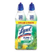 LYSOL® Brand Cling and Fresh Toilet Bowl Cleaner, Forest Rain Scent, 24 oz, 2/Pack Item: RAC98015PK