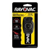 Rayovac® Virtually Indestructible LED Headlight, 3 AAA Batteries (Included), 30 m Projection, Black Item: RAYDIYHL3AAABTA